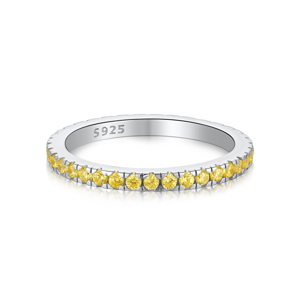 [Kismet Jewels ]Delicate Sparkling Round Cut Daily Ring
