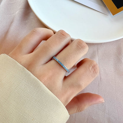 [Kismet Jewels ]Delicate Sparkling Round Cut Daily Ring