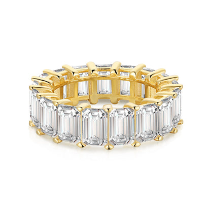 [Kismet Jewels ]0.75 Carat Elegant Emerald Cut Tennis Ring
