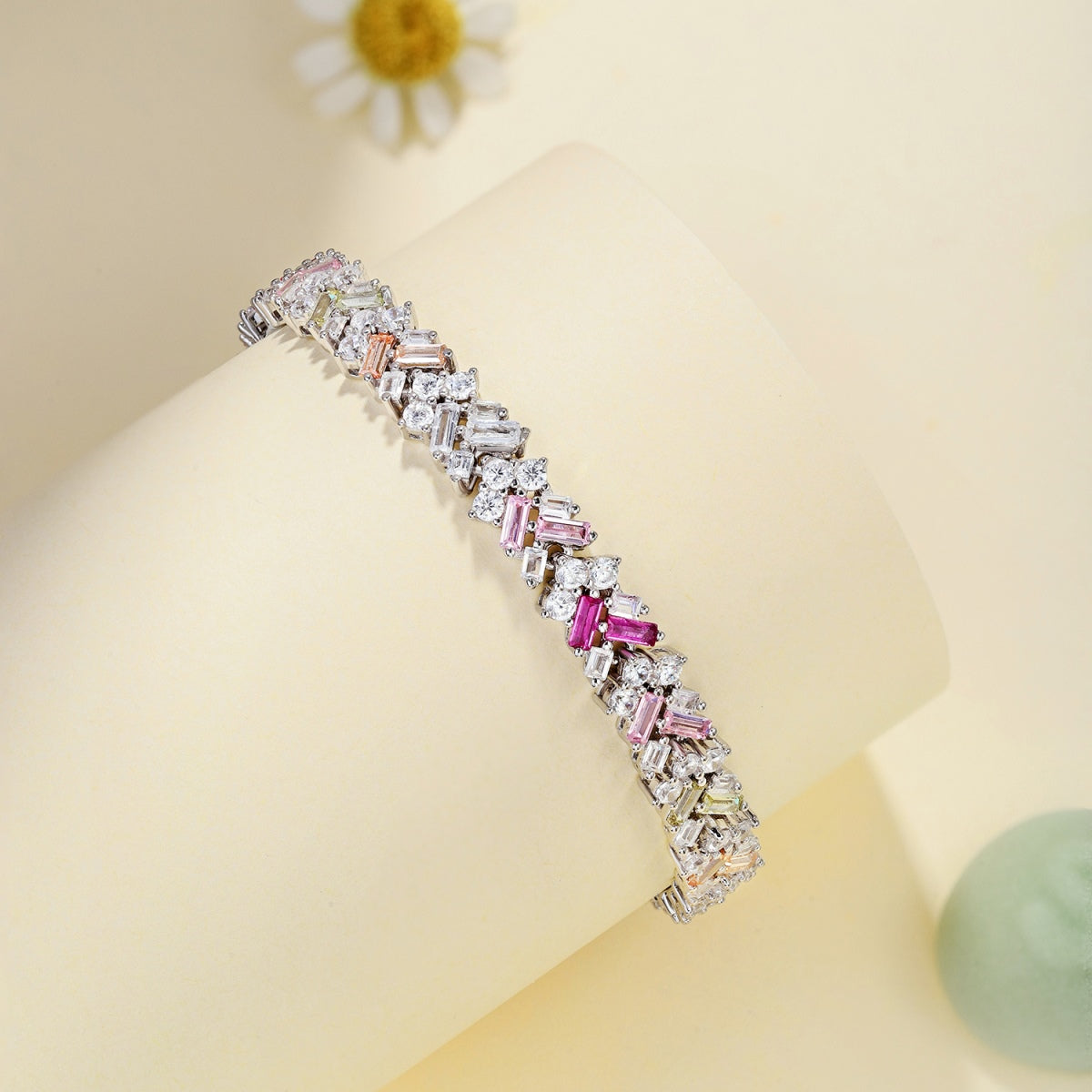 [Kismet Jewels ]Dazzling Unique Multi Shape Daily Bracelet