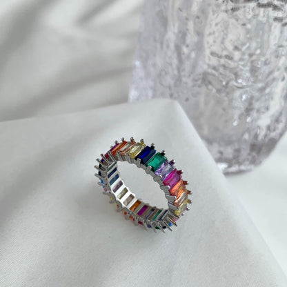 [Kismet Jewels ]Unique Colorful Radiant Cut RIng