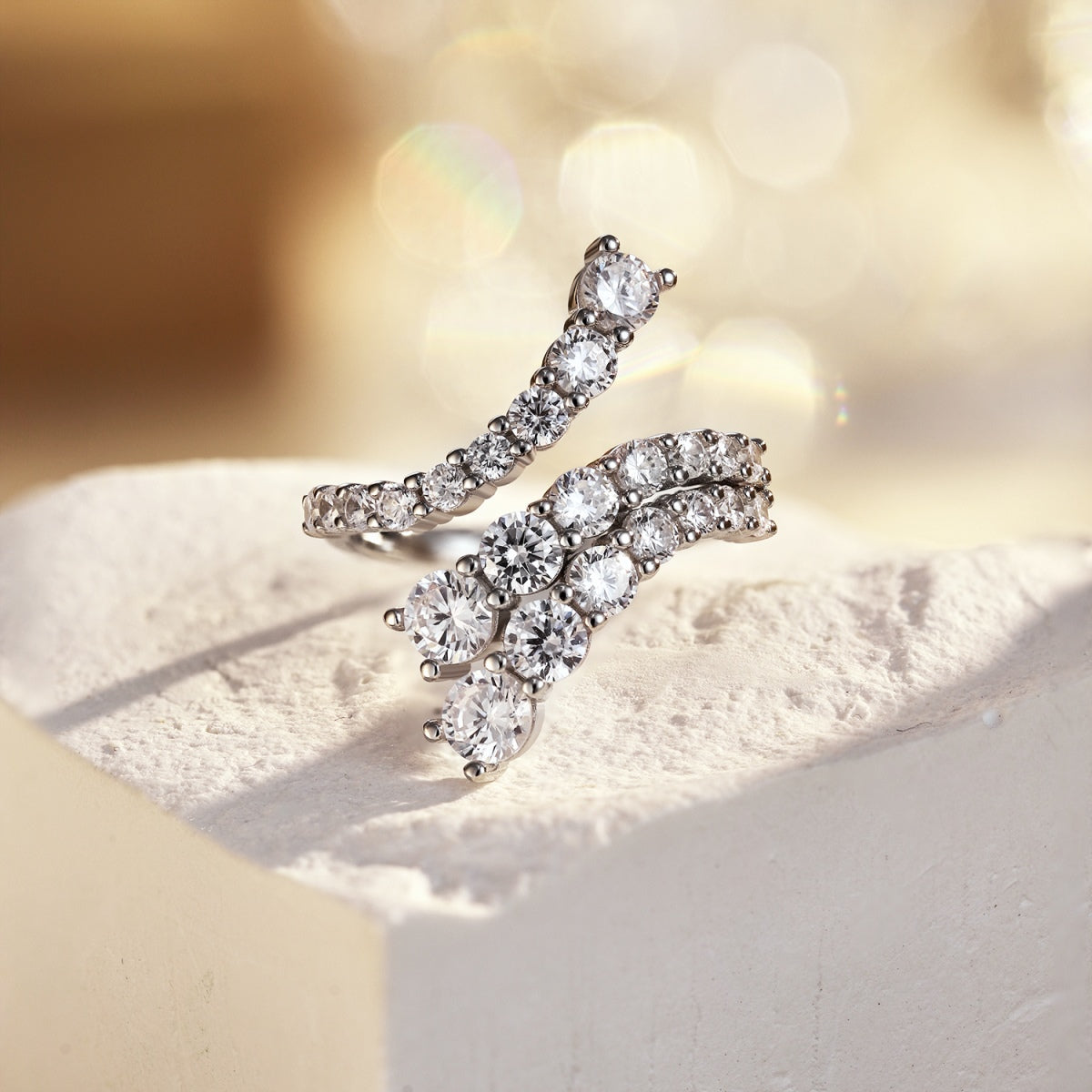 [Kismet Jewels ]Unique Vivid Snake Shape Daily Ring