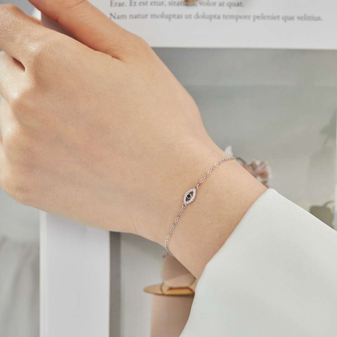 [Kismet Jewels ]Evil Eye Shape Necklace