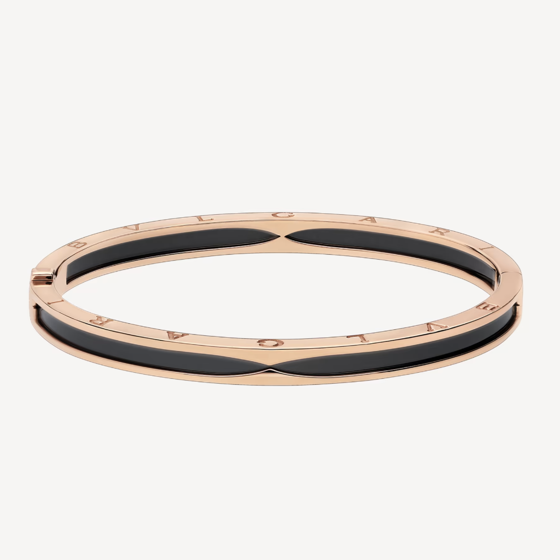 [Kismet Jewels ]ZERO 1 PINK GOLD WITH BLACK CERAMIC BRACELET