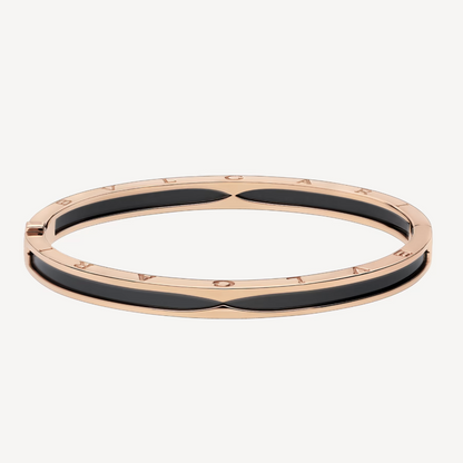 [Kismet Jewels ]ZERO 1 PINK GOLD WITH BLACK CERAMIC BRACELET