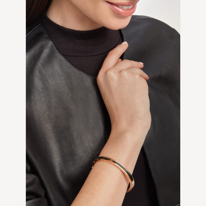 [Kismet Jewels ]ZERO 1 PINK GOLD WITH BLACK CERAMIC BRACELET