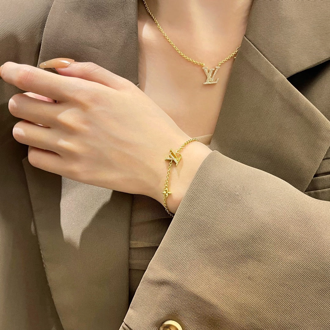 [Kismet Jewels ]LOGO STAR MOTIF GOLD BRACELET
