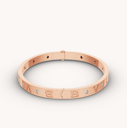 [Kismet Jewels ]ZERO 1 PINK GOLD 12 DIAMONDS BRACELET