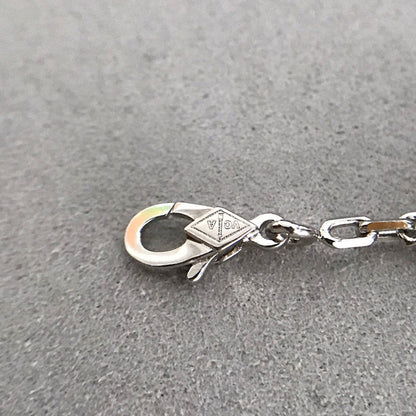 [Kismet Jewels ]CLOVER 5 MOTIF ONYXS DIAMOND BRACELET SILVER