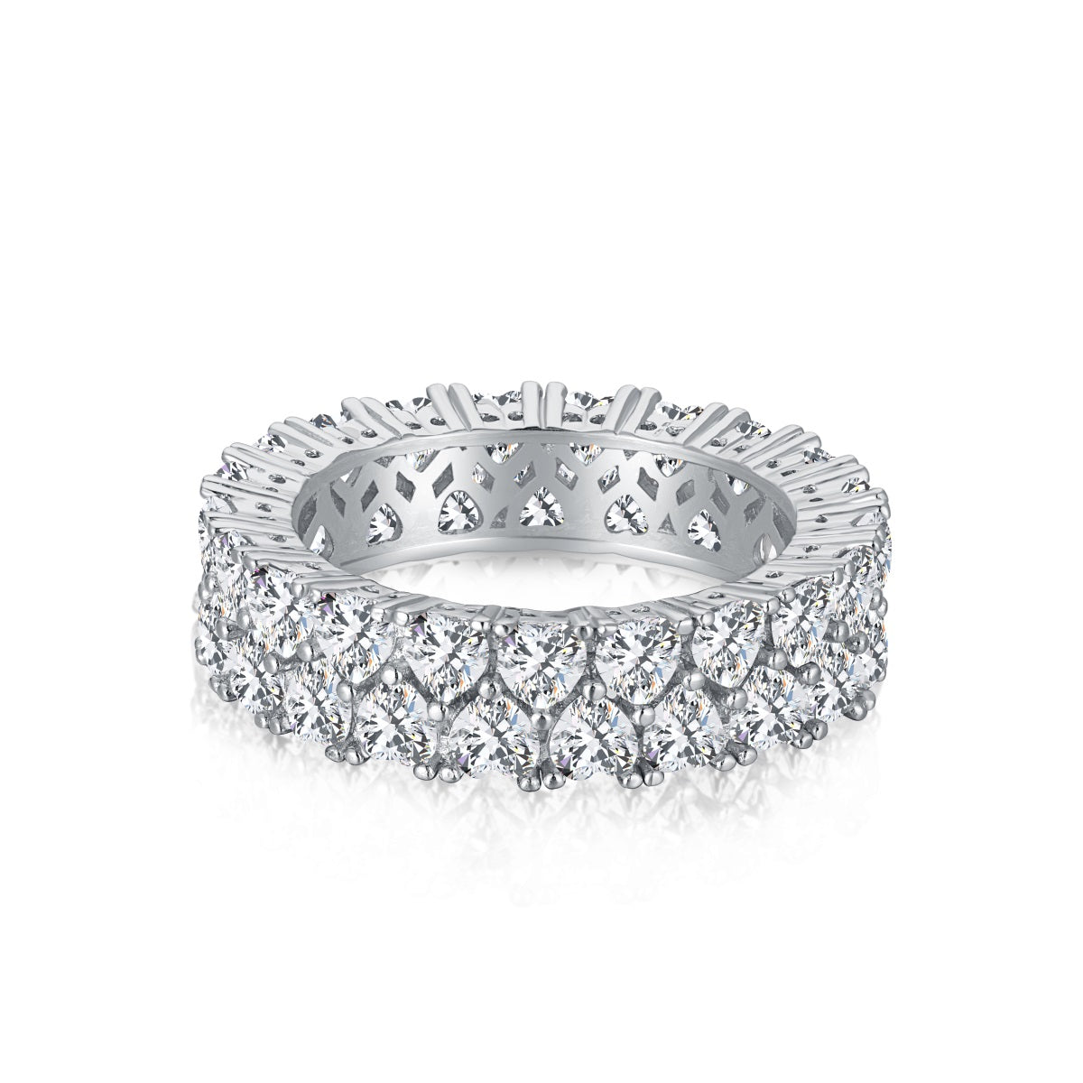 [Kismet Jewels ]Sparkling Full Heart Ring