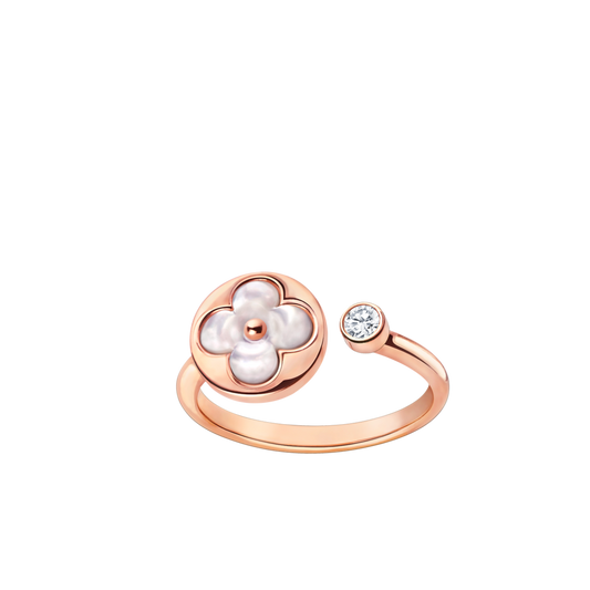 [Kismet Jewels ]SUN 1 DIAMOND PINK MOP RING