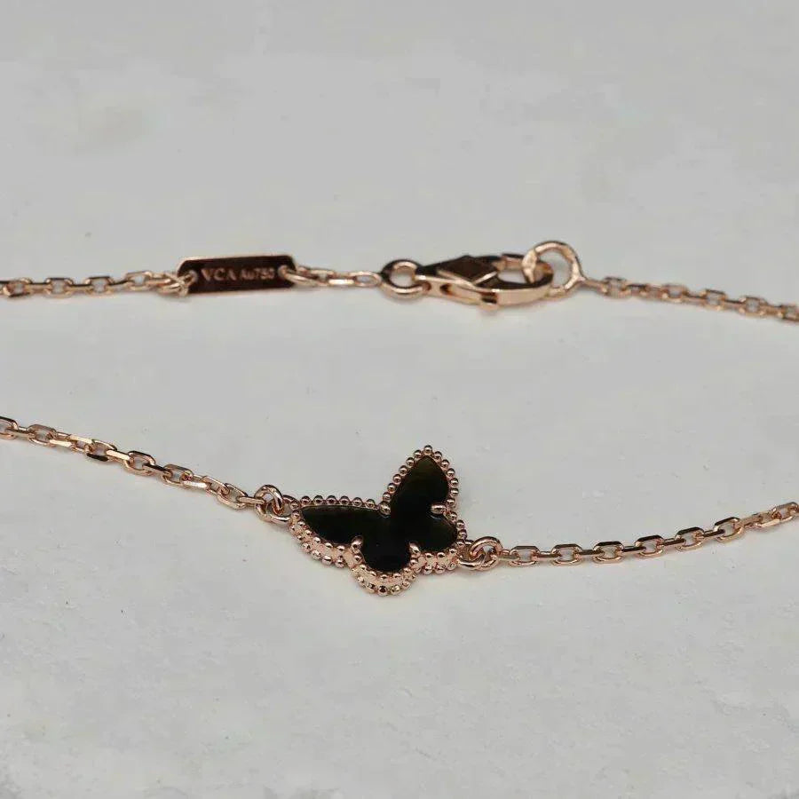 [Kismet Jewels ]BUTTERFLY ONYX  BUTTERFLY BRACELET